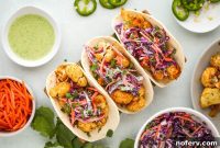 Golden Roasted Cauliflower Tacos