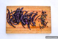 Vibrant Purple Green Beans in a Flash
