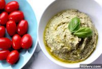 Garden Fresh Pesto Hummus