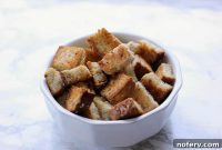 Crispy Golden Whole Wheat Croutons