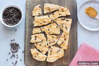 Swirled Chocolate Peanut Butter FroYo Bark