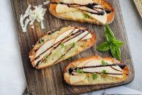 Sweet and Savory Fontina Apple Crostini
