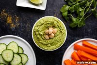 Vibrant Cilantro Chickpea Dip
