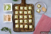Crisp Cucumber Cream Cheese Bites
