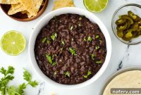 Quick Creamy Refried Black Beans