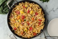 Bright Summer Tomato Corn Pasta