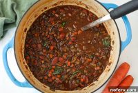 Savory Black Lentil Soup