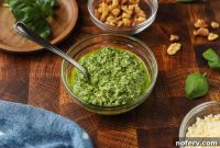 Emerald Basil Walnut Pesto