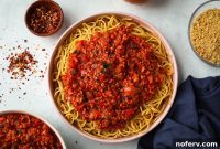 Hearty TVP Spaghetti Sauce