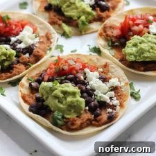tostadas on a plate