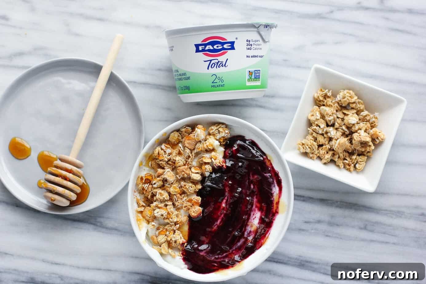 Greek Yogurt: From Breakfast Staple to Everyday Essential 2 A bowl of food on a table, with Yogurt