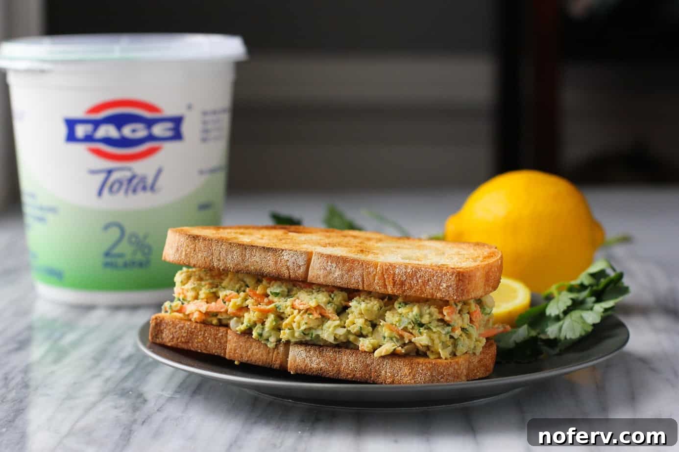 Greek Yogurt: From Breakfast Staple to Everyday Essential 6 chickpea sandwich with fage yogurt