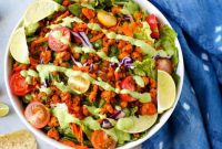 Fiesta Tempeh Taco Salad