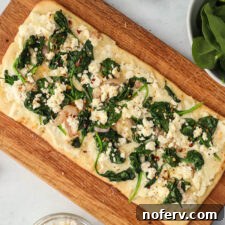 Spinach and Feta Flatbread Recipe