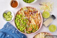 Golden Crispy Edamame Rice Bowls