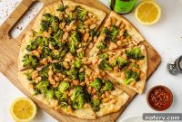 Vibrant Vegan Broccoli Pizza