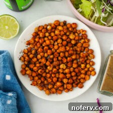 Chili Lime Roasted Chickpeas