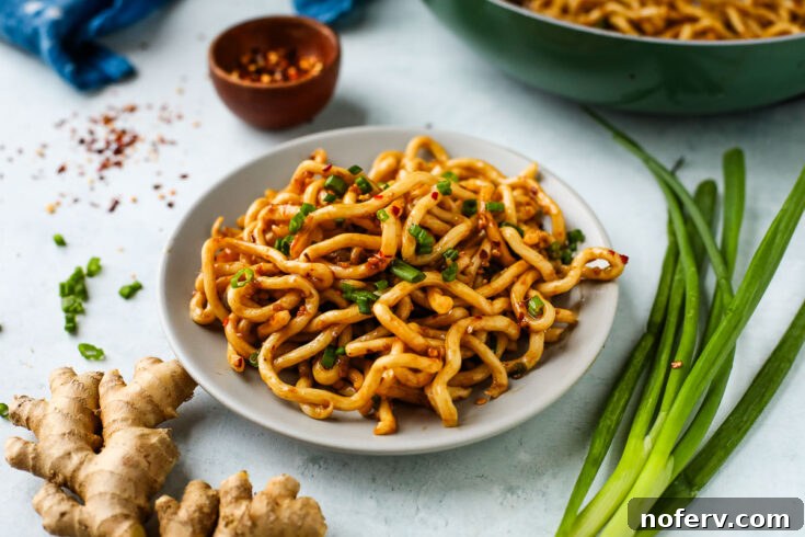 Quick Chili Garlic Noodles from pantry staples