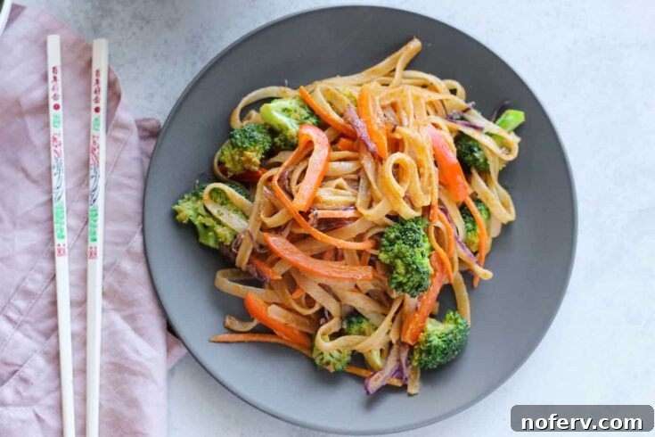Rainbow Curry Noodle Bowls, vegan and gluten-free