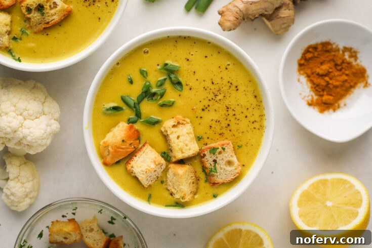 Curried Cauliflower Soup