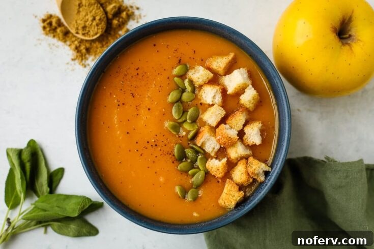Butternut Squash and Apple Soup