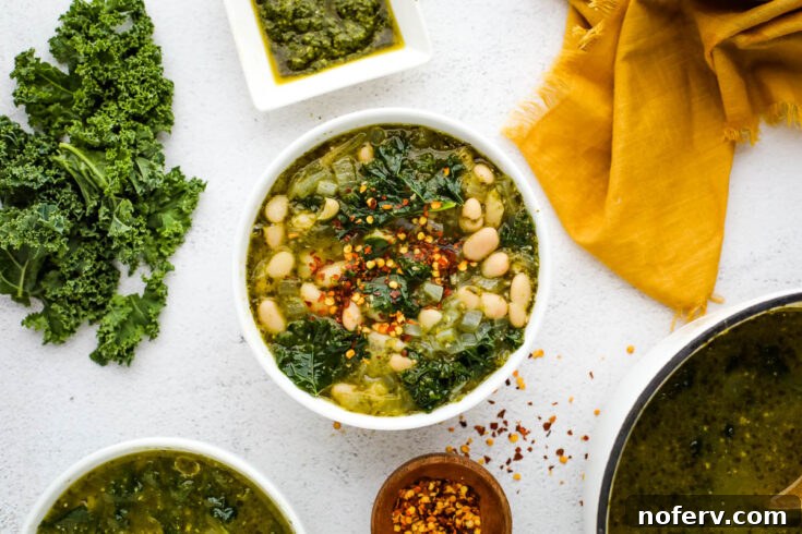 Pesto White Bean Soup