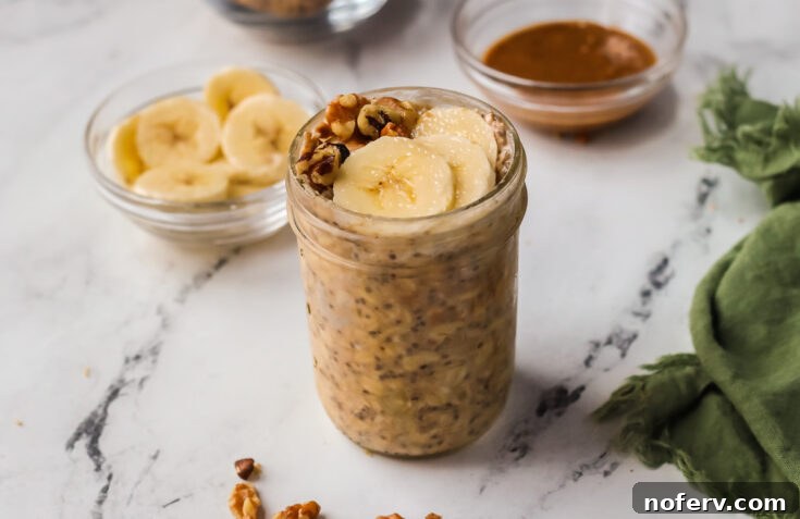 banana bread overnight oats