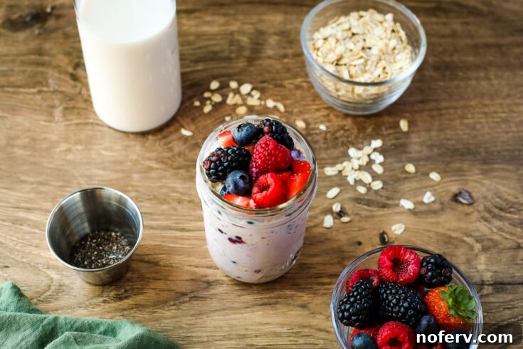 Berry Overnight Oats