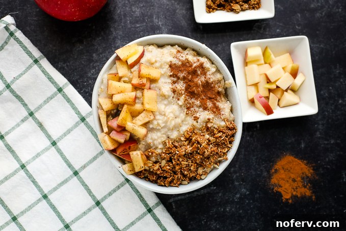 apple pie oatmeal