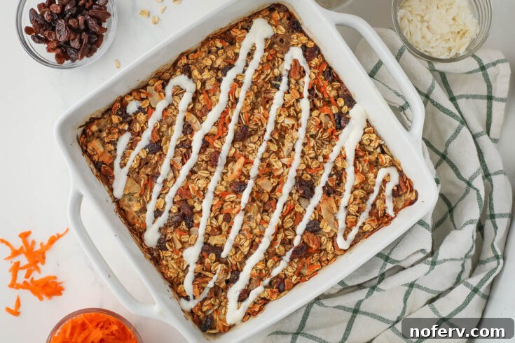 carrot cake baked oatmeal