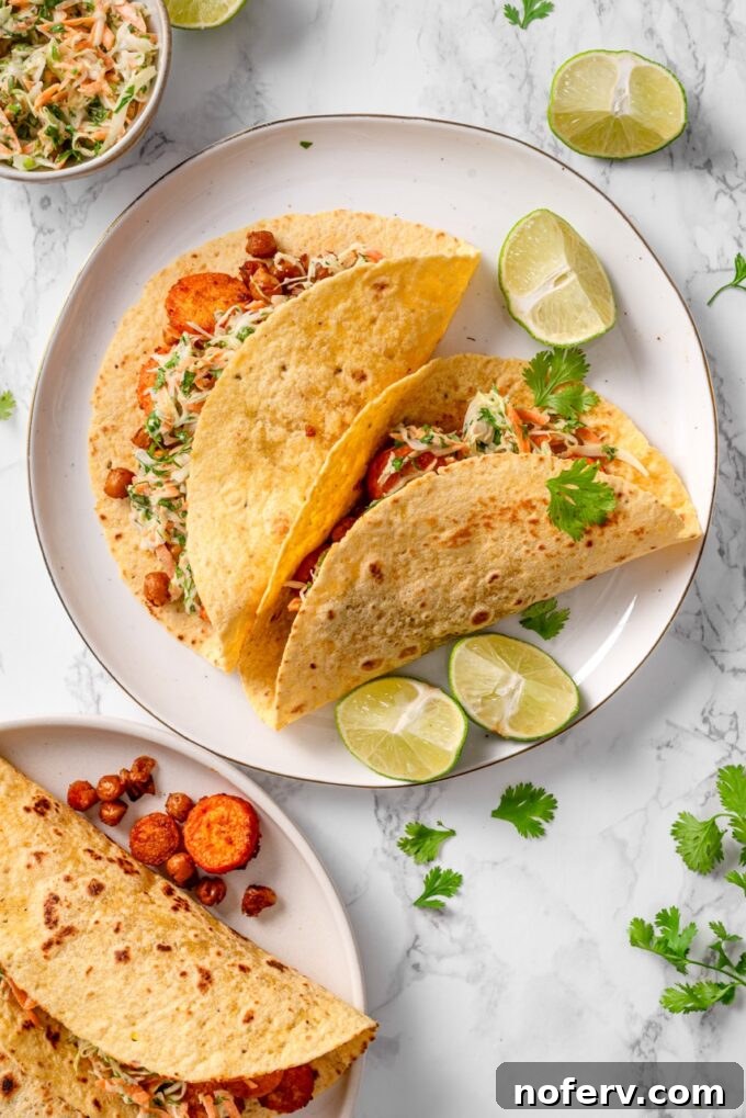 Roasted Carrot and Chickpea Tacos with Lime Crema 4 img 135984 3