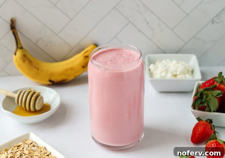 Cottage cheese smoothie