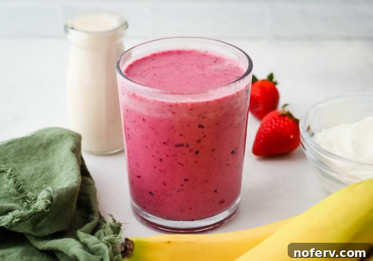 banana berry smoothie