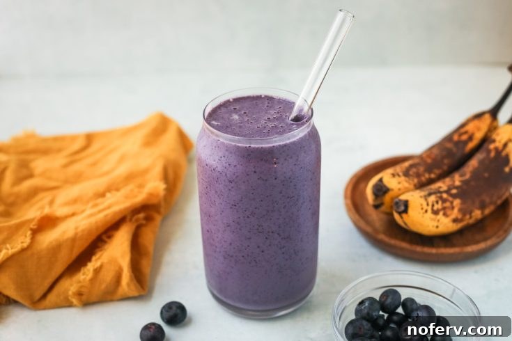 Blueberry Banana Smoothie