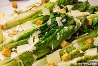 Grilled Vegetarian Caesar Salad with Charred Romaine