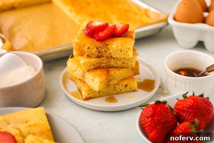Sheet Pan Protein Pancakes