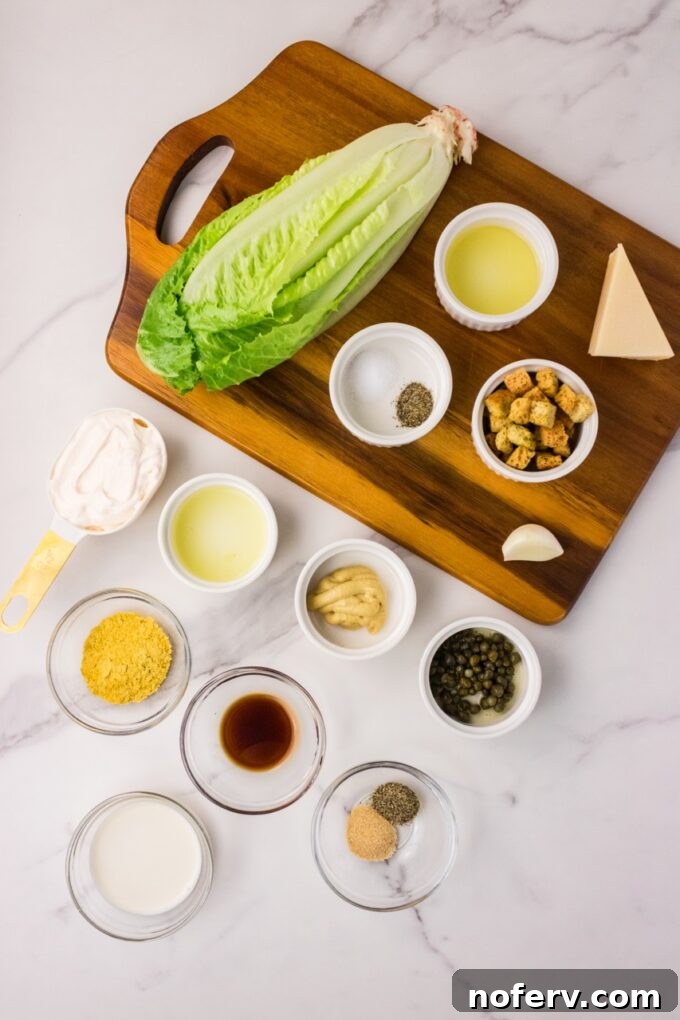 vegetarian caesar salad