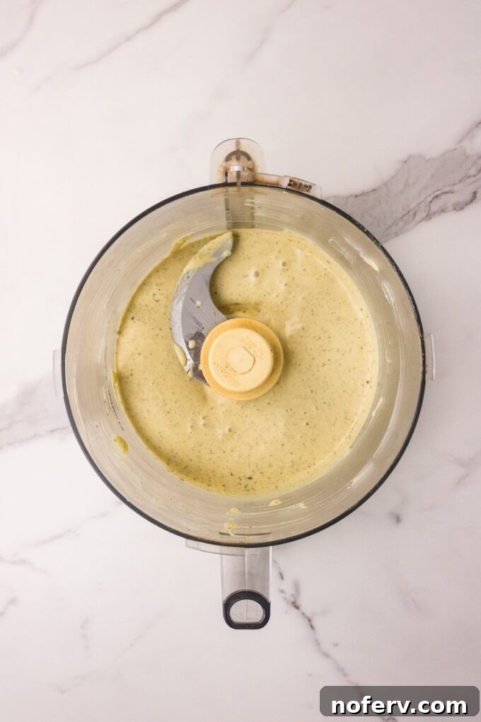 caesar dressing in food processor