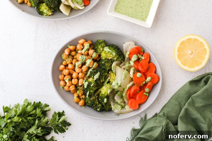 vegetarian sheet pan meal