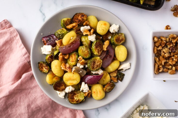 Sheet Pan Gnocchi and Brussels Sprouts