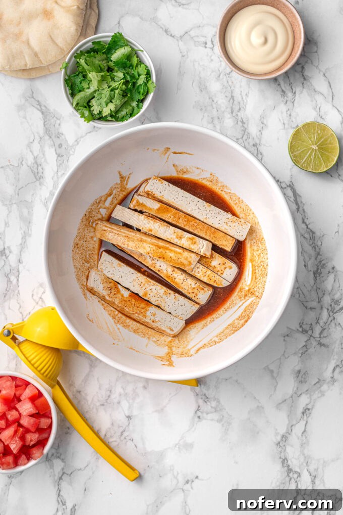 Tofu Shawarma marinade
