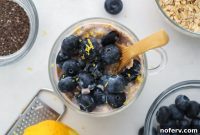 Creamy Lemon Blueberry Overnight Oats