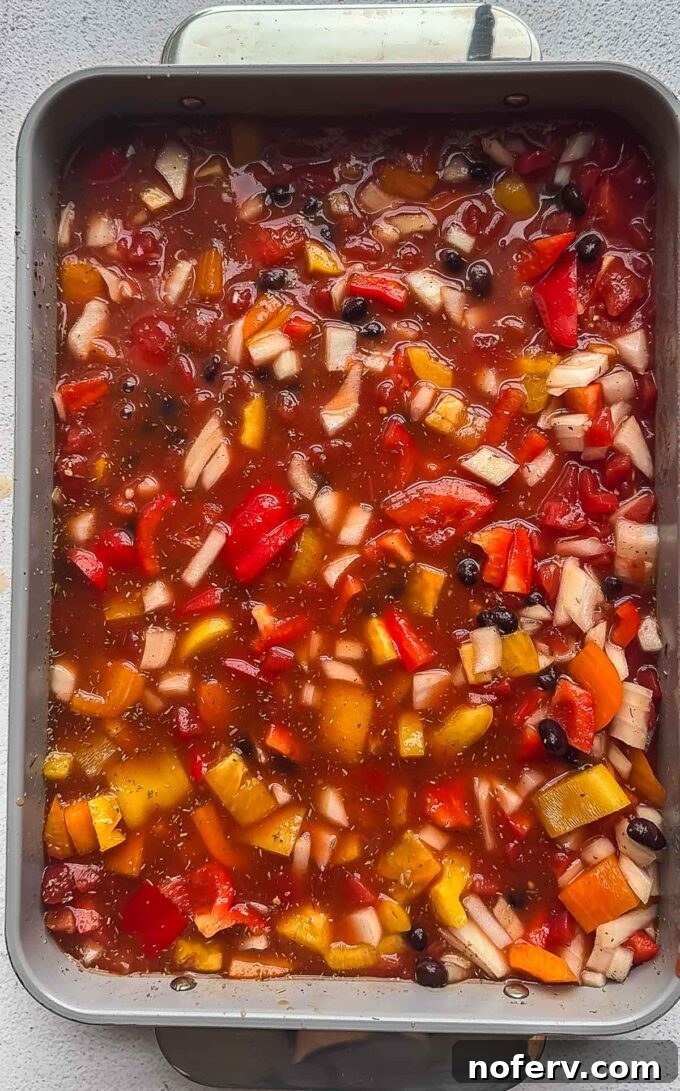 Dump-and-Bake Vegetarian Stuffed Pepper Casserole 4 img 148118 4