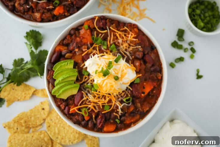 Slow Cooker Black Bean chili