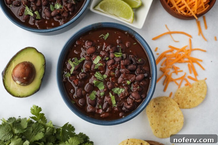 Slow Cooker Black Bean Chili