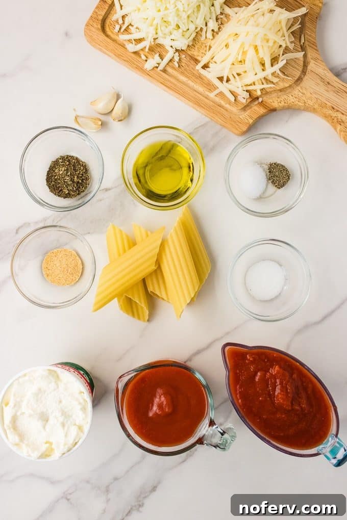 manicotti ingredients