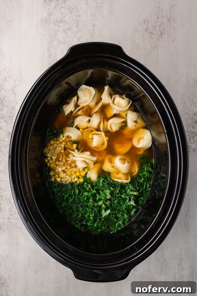 Creamy Slow Cooker Tortellini Soup Recipe 4 img 155409 4