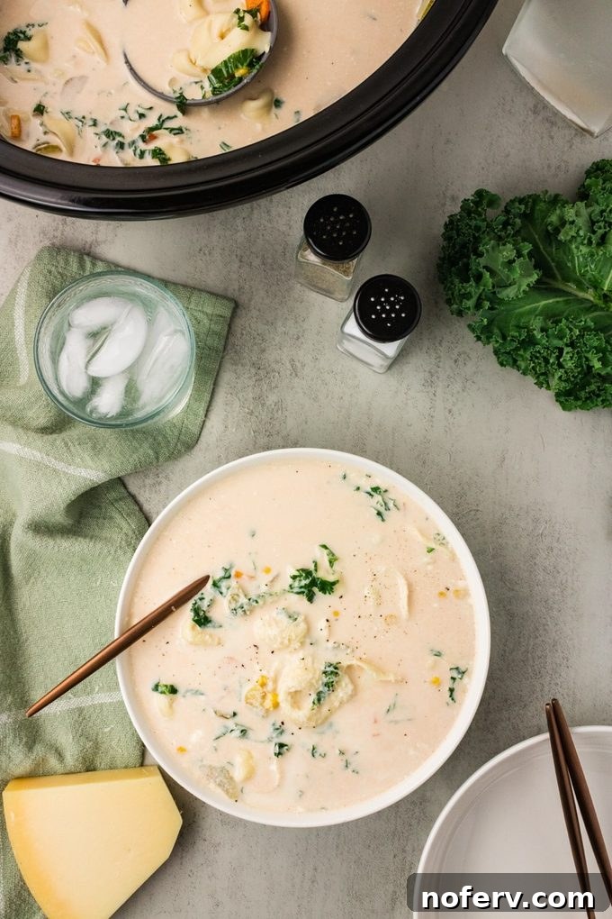Creamy Slow Cooker Tortellini Soup Recipe 7 img 155409 8