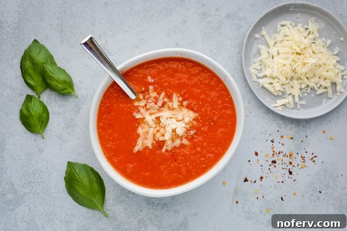 Tomato Parmesan Soup