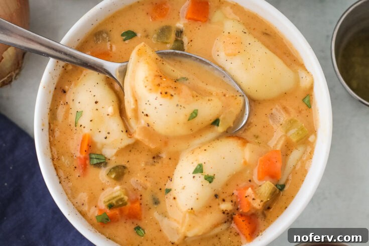 Pierogi Soup
